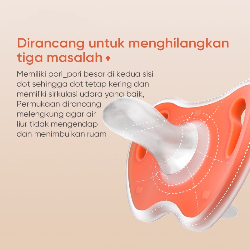 Yoppo Baby- Dot Bayi 3 in 1 / Empeng Bayi BPA Free