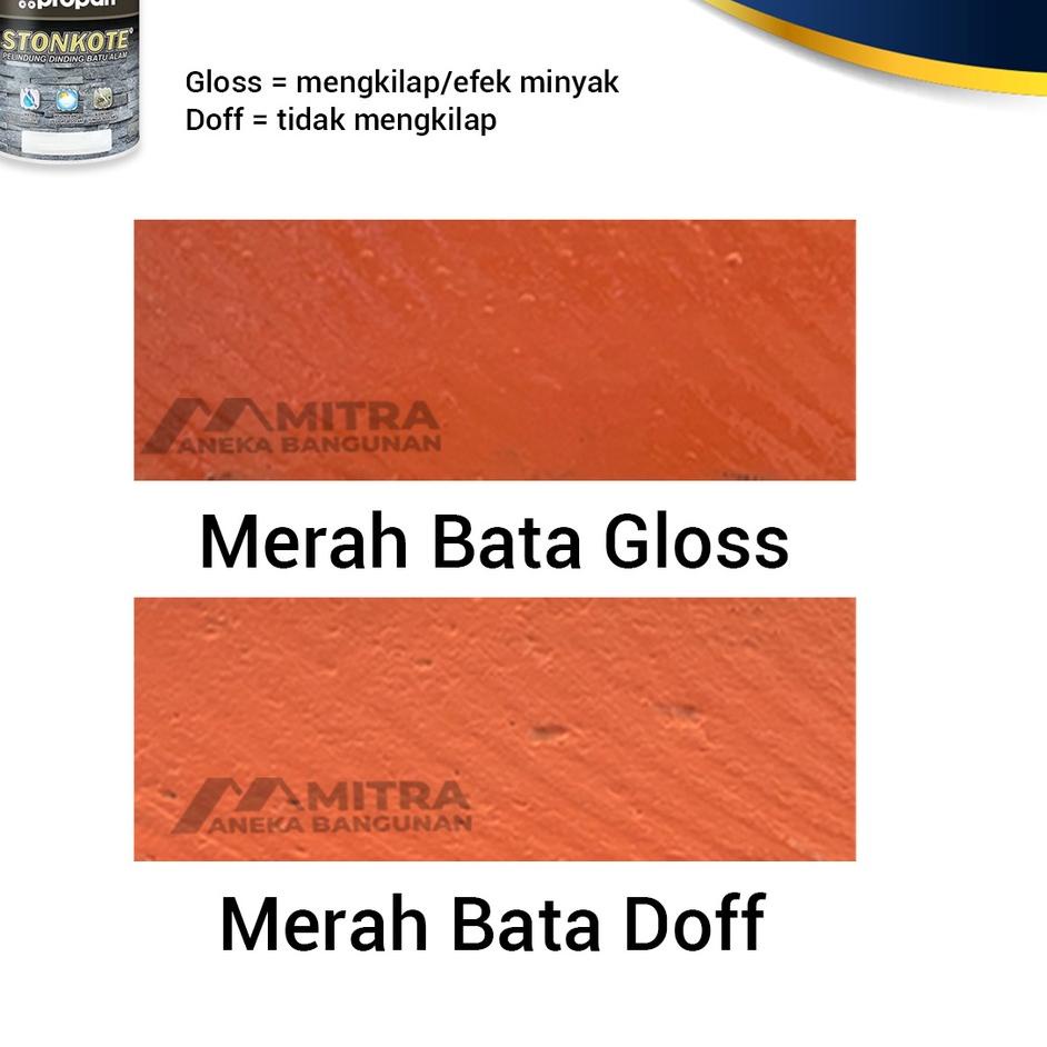 Paling Berkualitas PROPAN STONKOTE CAT BATA MERAH / COATING BATU ALAM / CAT PELINDUNG PELAPIS  DINDI
