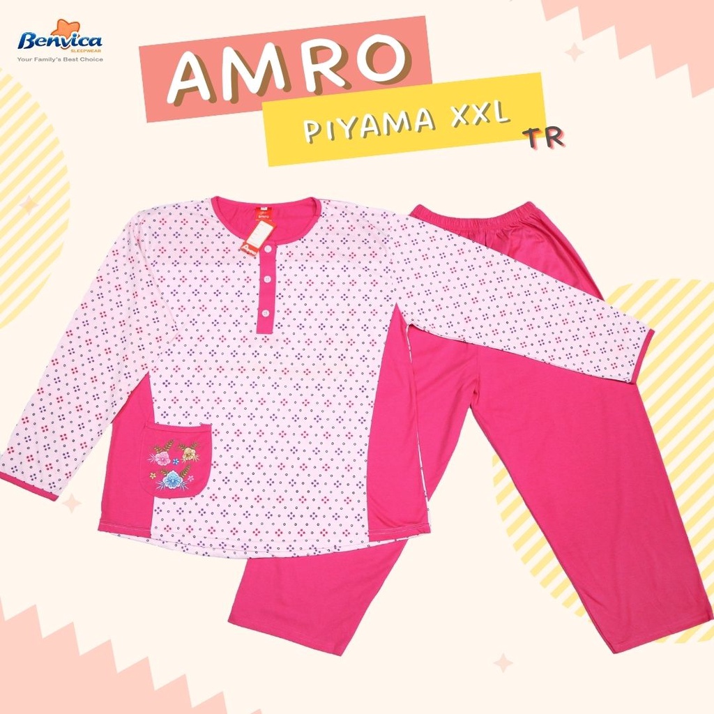 BAJU TIDUR PIYAMA XXL TR AMR - B