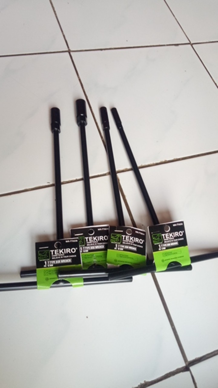 Tekiro Paket 4pc Kunci Sock T Ukuran 8-10-12-14mm / Kunci T Tekiro