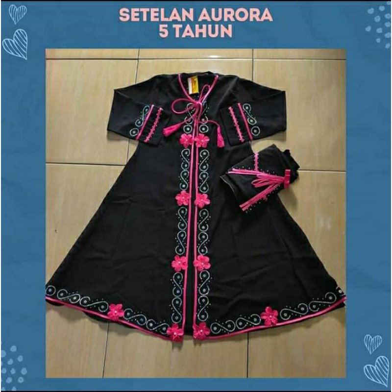 set gamis aurora anak