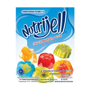 

NUTRIJELL PLAIN/TANPA RASA 10 GRAM