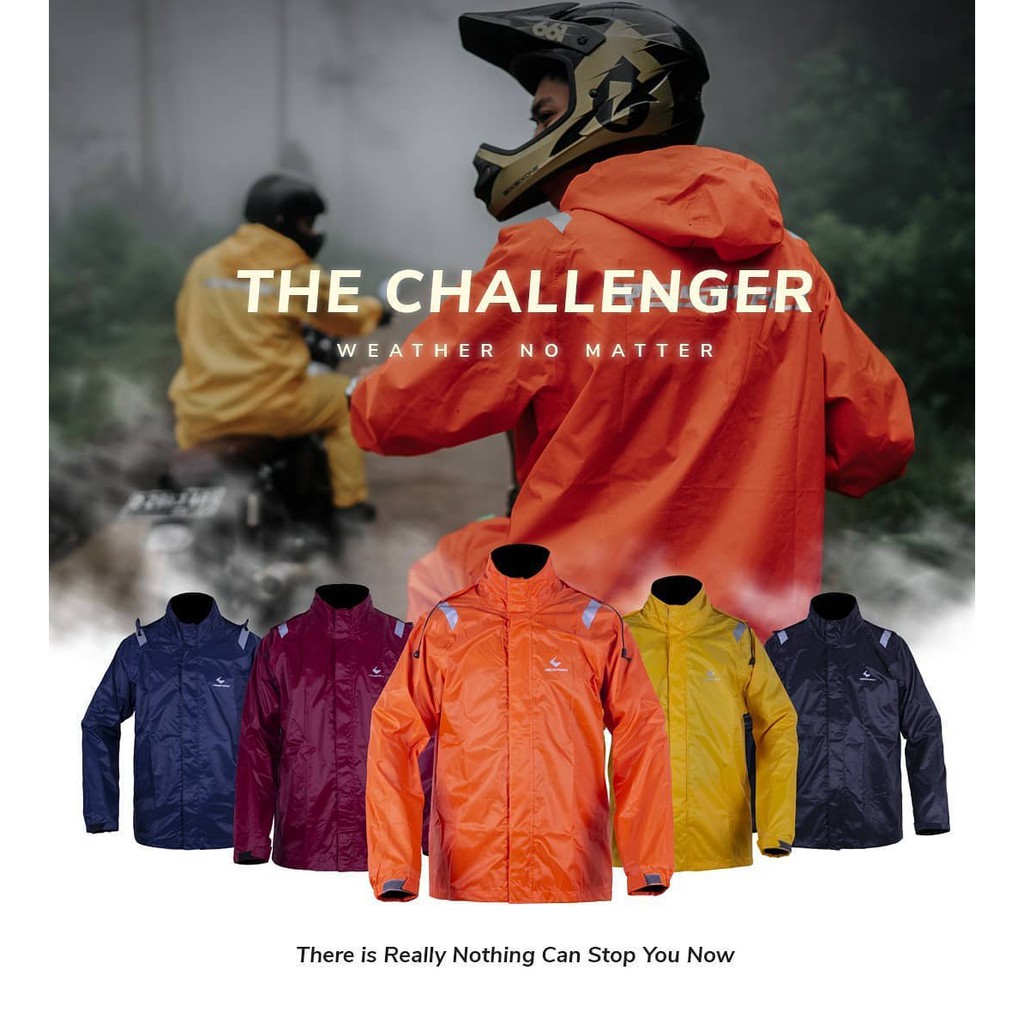 THE CHALLENGER R2.0 JAS HUJAN RESPIRO PRIA & WANITA