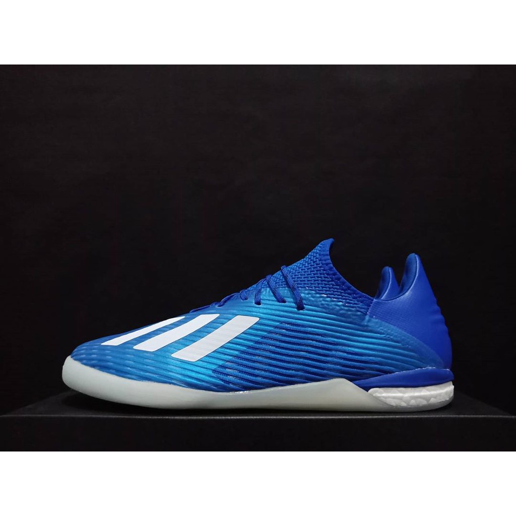 FUTSAL ADIDAS X 19.1 BOOST IN ROYAL BLUE ORIGINAL EG7134 BNIB