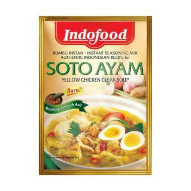 

Indofood bumbu instan soto ayam 45gr