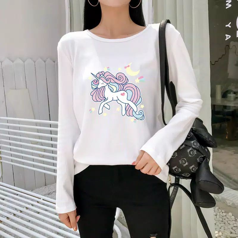 long sleeve unicorn