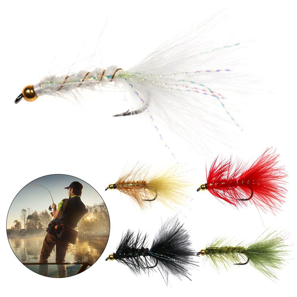 Preva Alat Kepala Manik Tembaga Fly Hook Bionic Bait Streamer