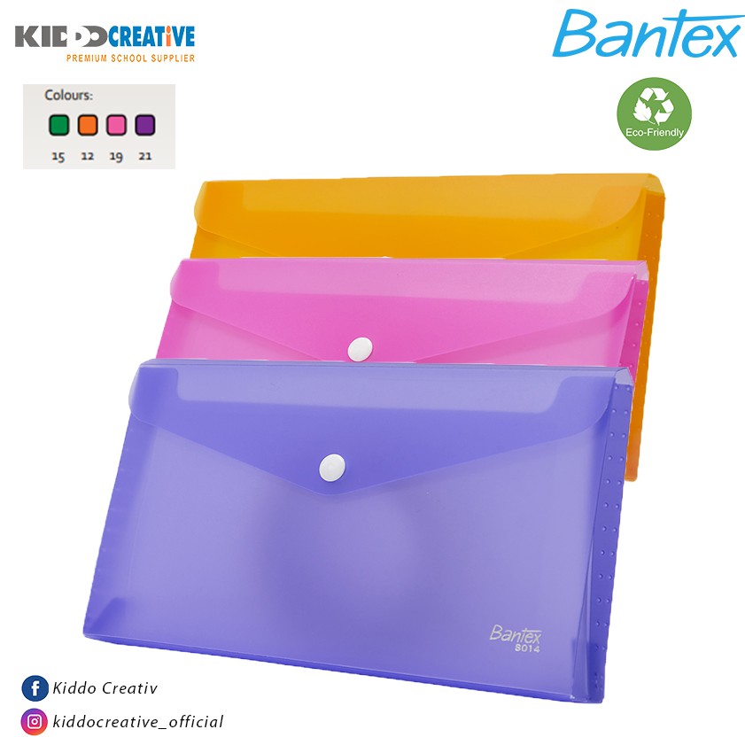

Bantex Poly Wallet For Cheque (2 Divider)