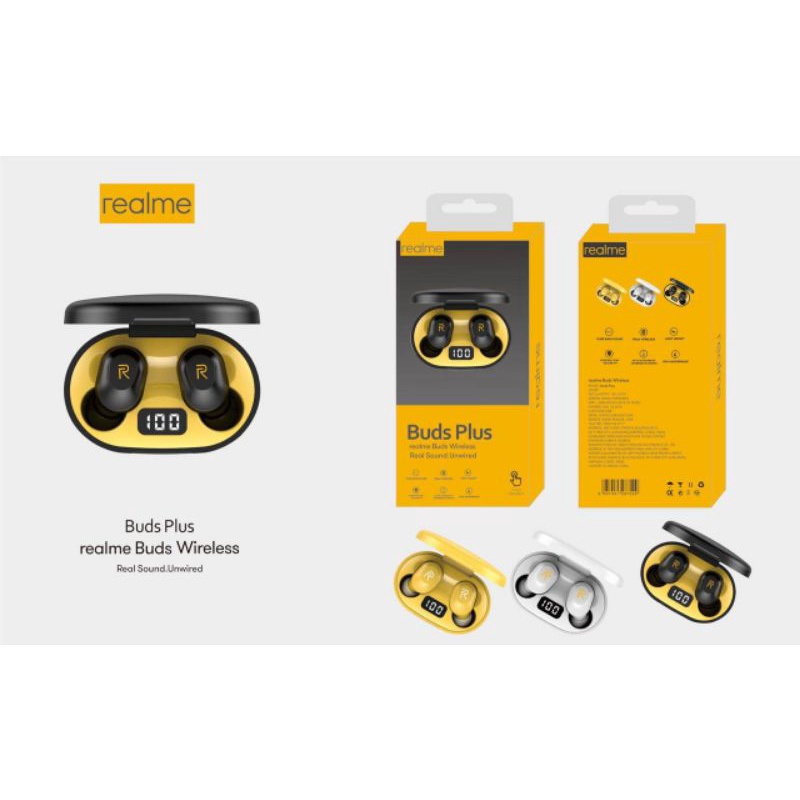 BLUETOOTH LED AIRDOTS REALME BUDS PLUS (MODEL TOUCH)