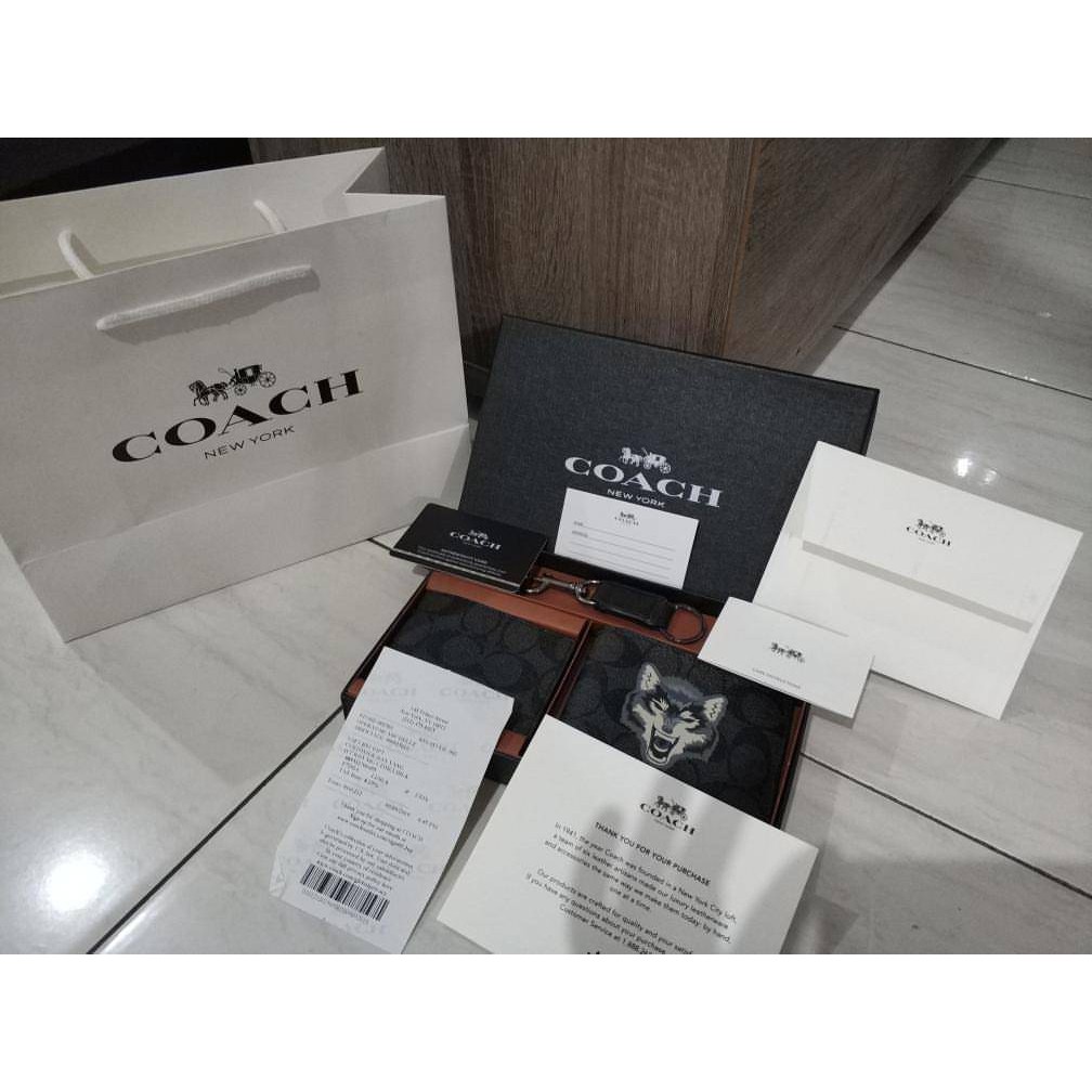 Coach Wallet Wolf