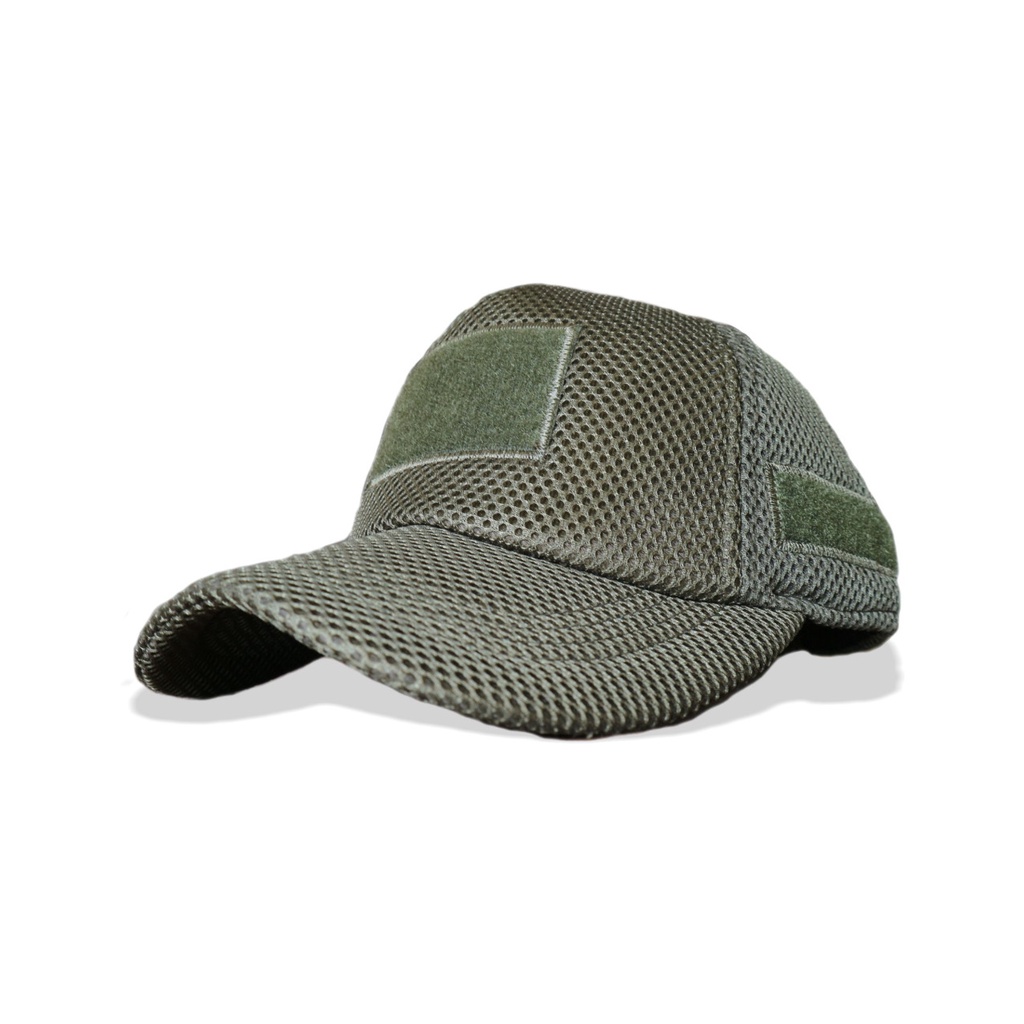 Topi Perekat Tactical Doblemesh/Jaring Hitam,Krem,Abu,Hijau