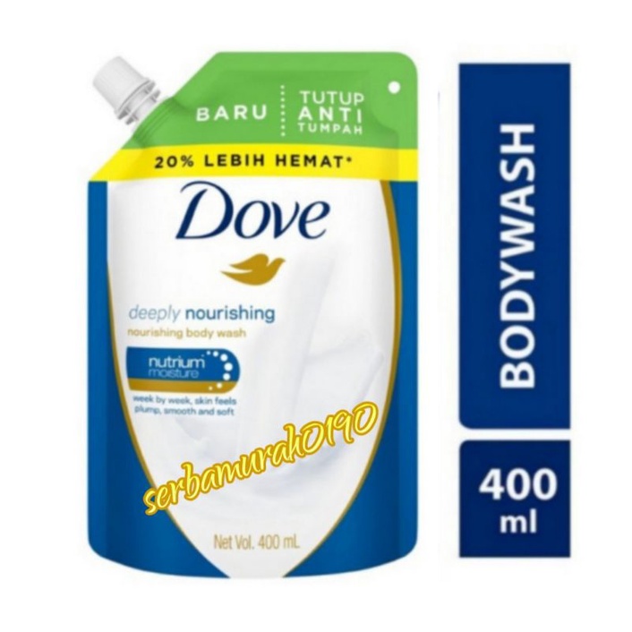 Dove bodywash reffil 400 ml / sabun mandi cair Dove  400 ml