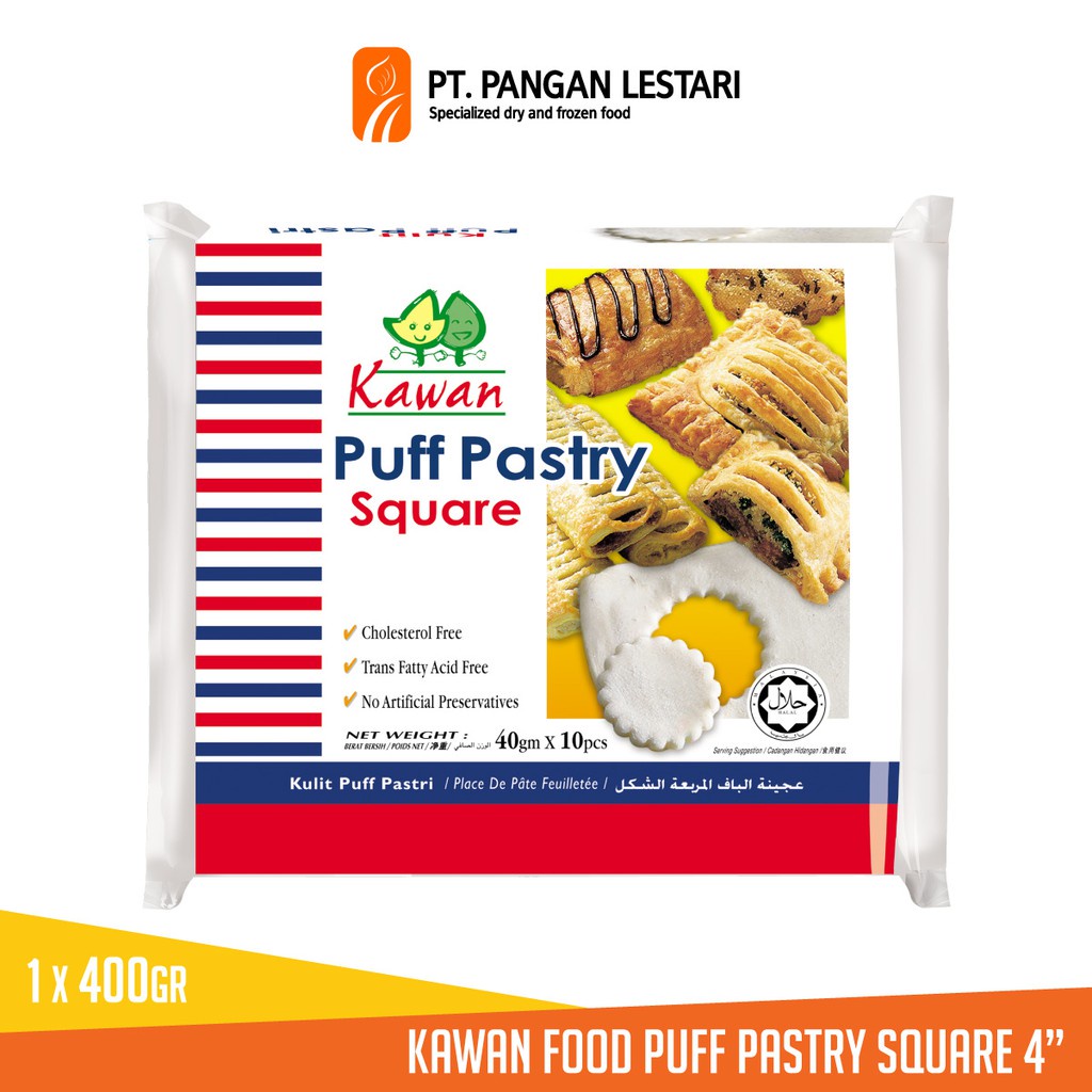 

KAWAN FOOD KW PUFF PASTRY 40gr X 10pcs