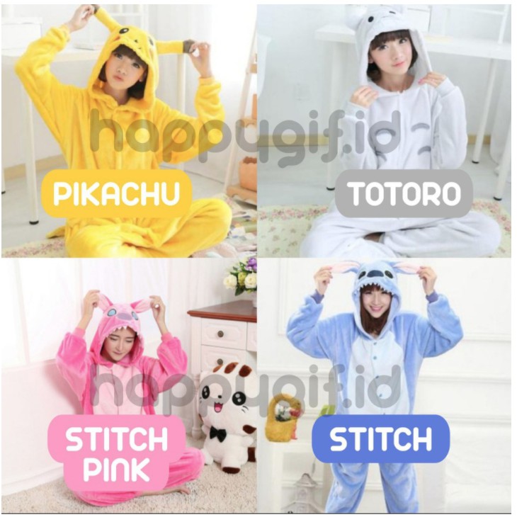 BAJU ONESIE KIGURUMI PIYAMA KOSTUM DEWASA- KARAKTER 1