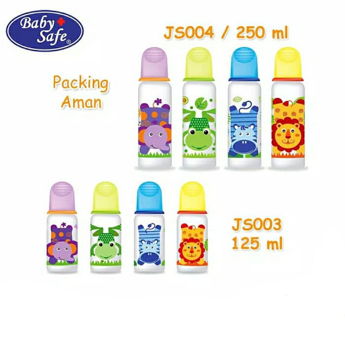 Botol Susu Bayi Baby Safe Babysafe JS003 Feeding Bottle 125ml