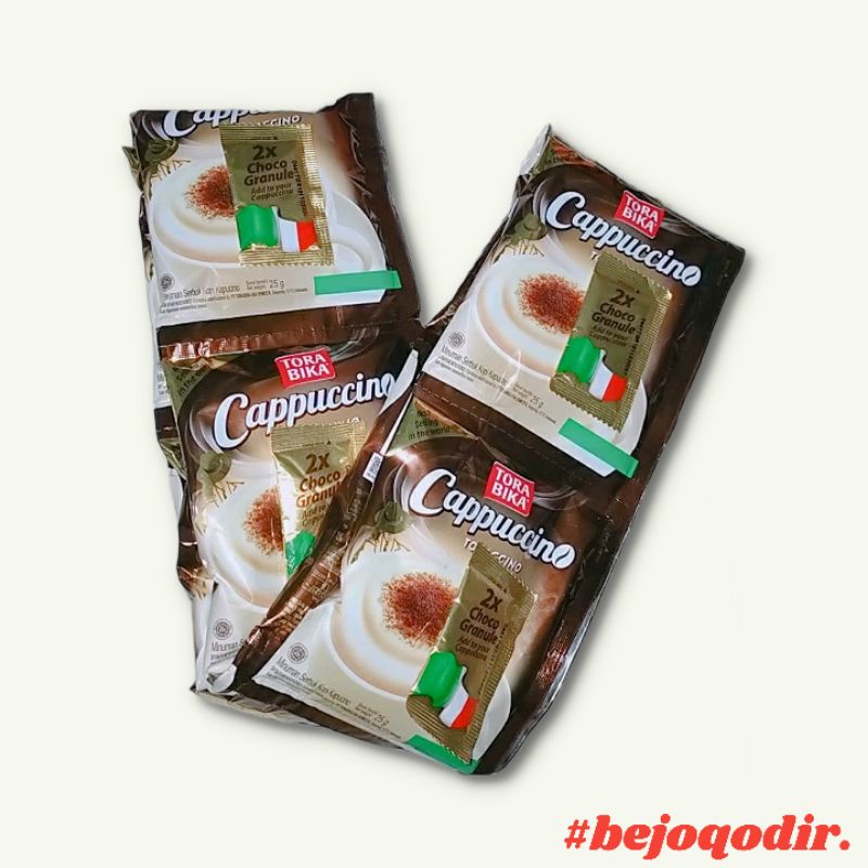 

Torabika capuccino 25 gr 1 renceng ( Isi 10 sachet )