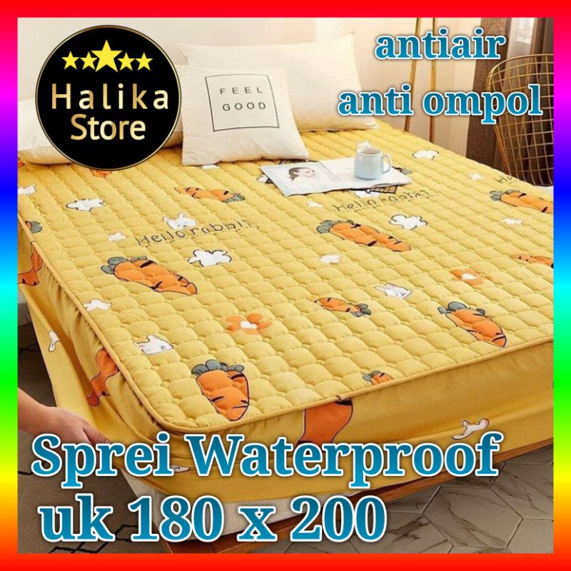 Sprei Anti Air Waterproof / Sprei Protektor import motif seperai protector sprei halus homemade 180 