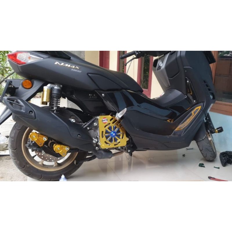 Cover tutup radiator cnc kipas yamaha nmax-nmax new 2020-lexi-aerox 155