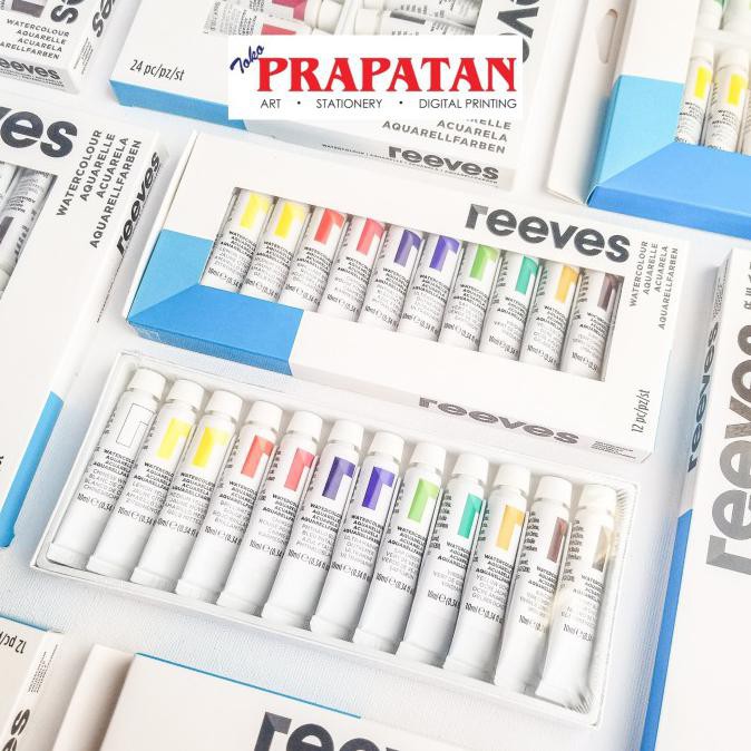 

Cat air Reeves / water color set 12 warna