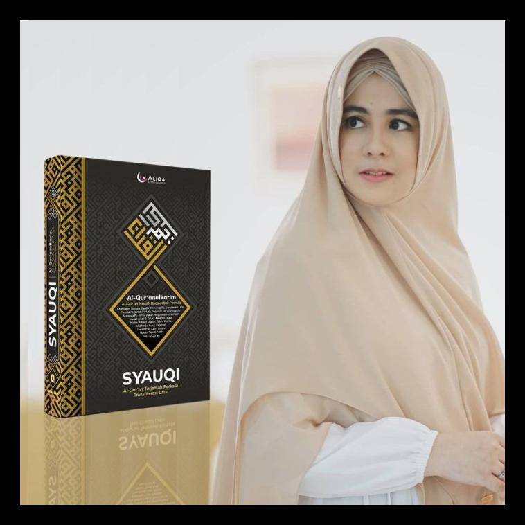 Buku Religi/Buku Spiritual Quran Syauqi Aliqa Ukuran Jumbo A4 - Hitam
