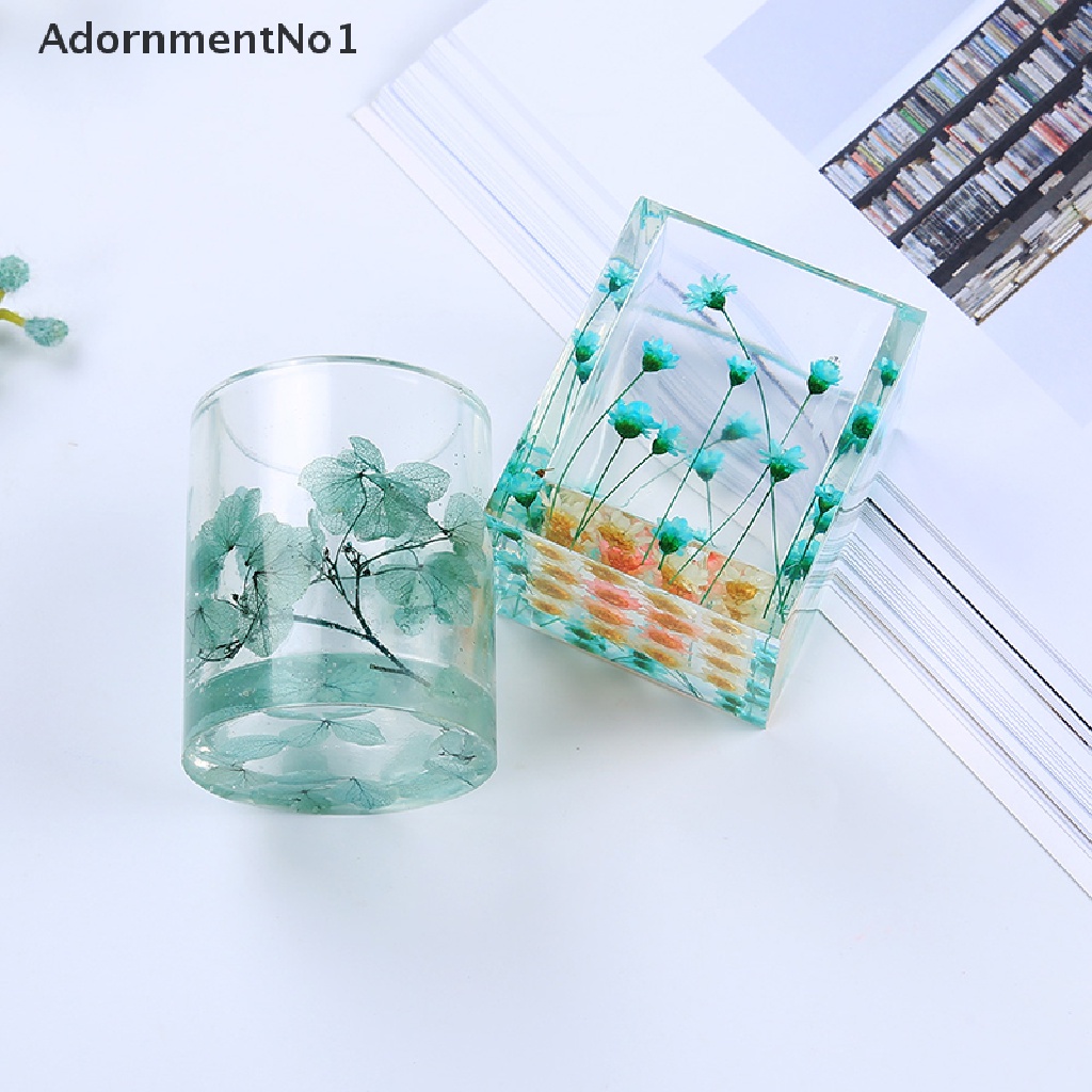 (AdornmentNo1) Cetakan Resin Epoxy Bahan Silikon Untuk Membuat Tempat Lilin DIY