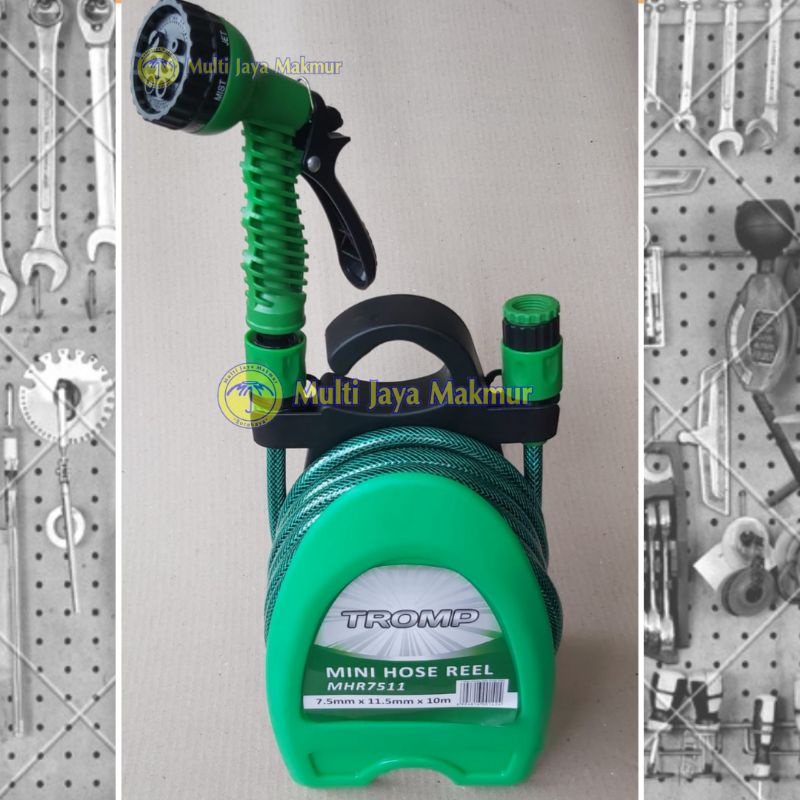 Selang Air Tromp MHR7511 Mini Hose Reel Selang Ledeng Selang Semprotan Taman Selang