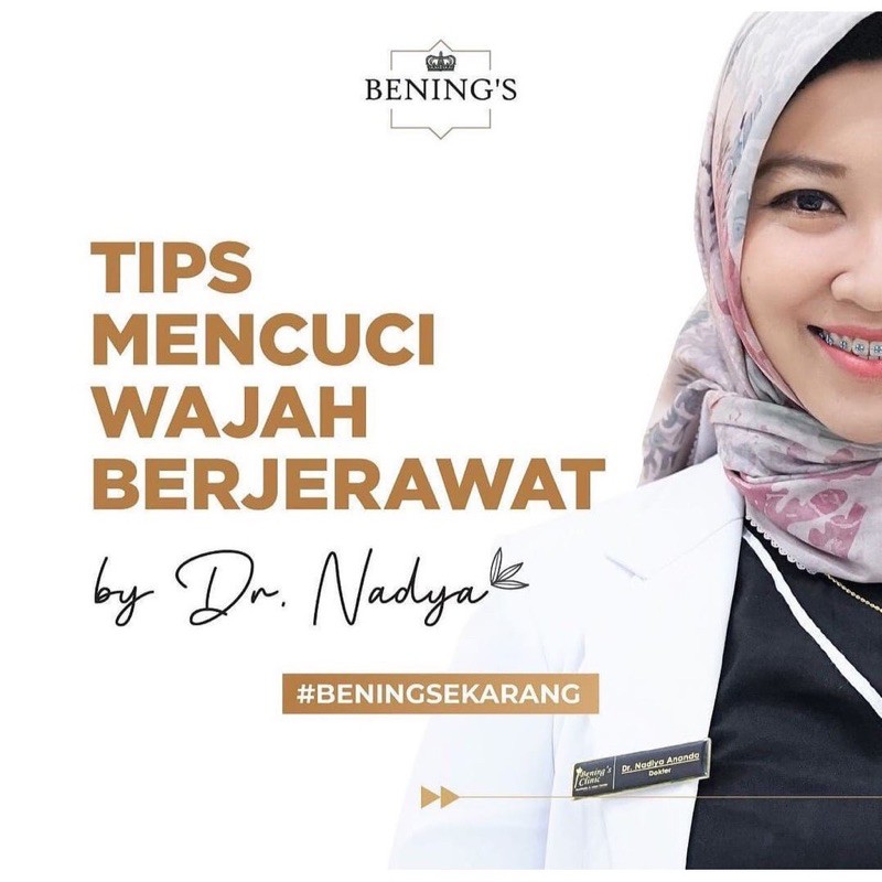 Acne Facial Wash / Skincare by dr. Oky Pratama / Bening's skincare / Bening's Clinic