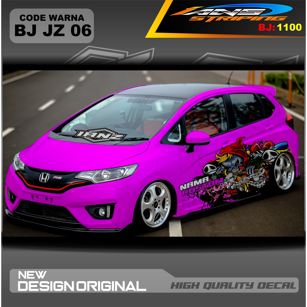 STICKER DECAL MOBIL JAZZ / STIKER MOBIL BRIO / DECAL STIKER MOBIL SWIFT / STIKER MOBIL TOYOTA / DECAL STICKER MOBIL / STIKER YARIS AYLA