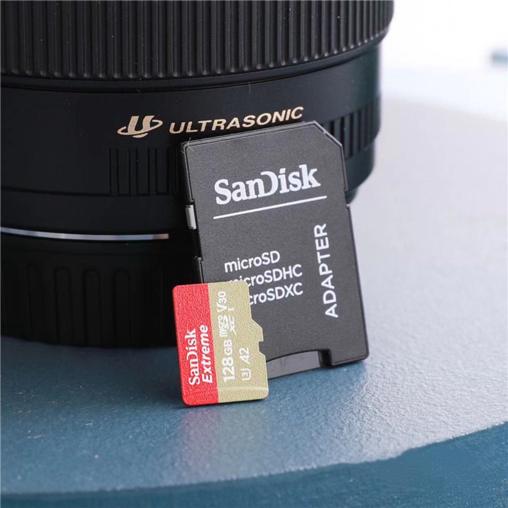 Original Kartu Memori Microsd 32/64/128/256/512GB 160MB/S Ultra Memory Card Sandisk Micro SDHC UHS-1 c10 A1 for MP3, MP4, mobile phones, camera(GOLD)