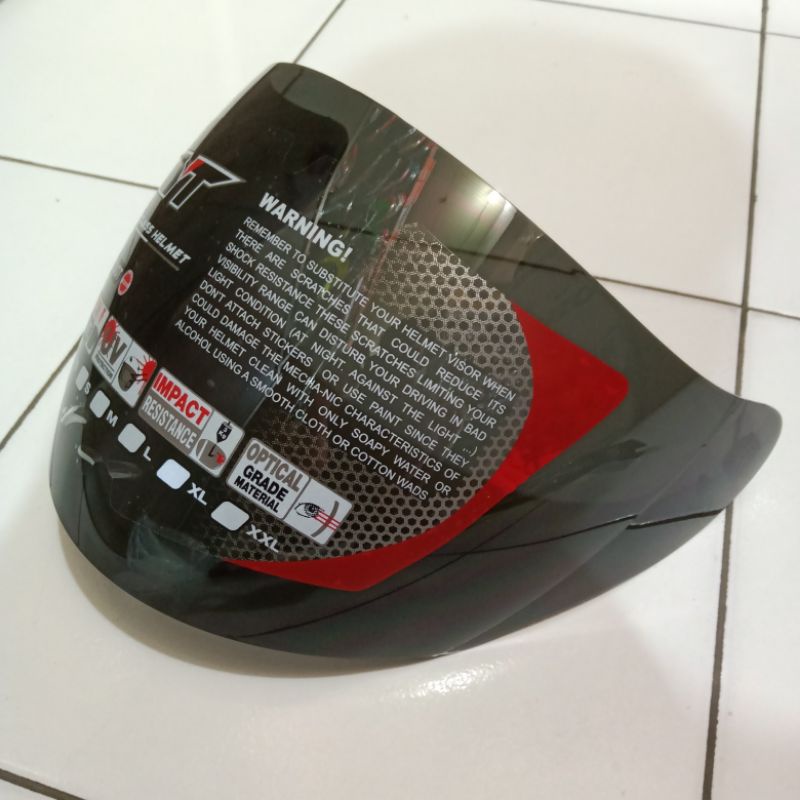 Kaca Visor Helm Kyt dj maru | Ink Centro Jet Putih & DarkSmoke Original