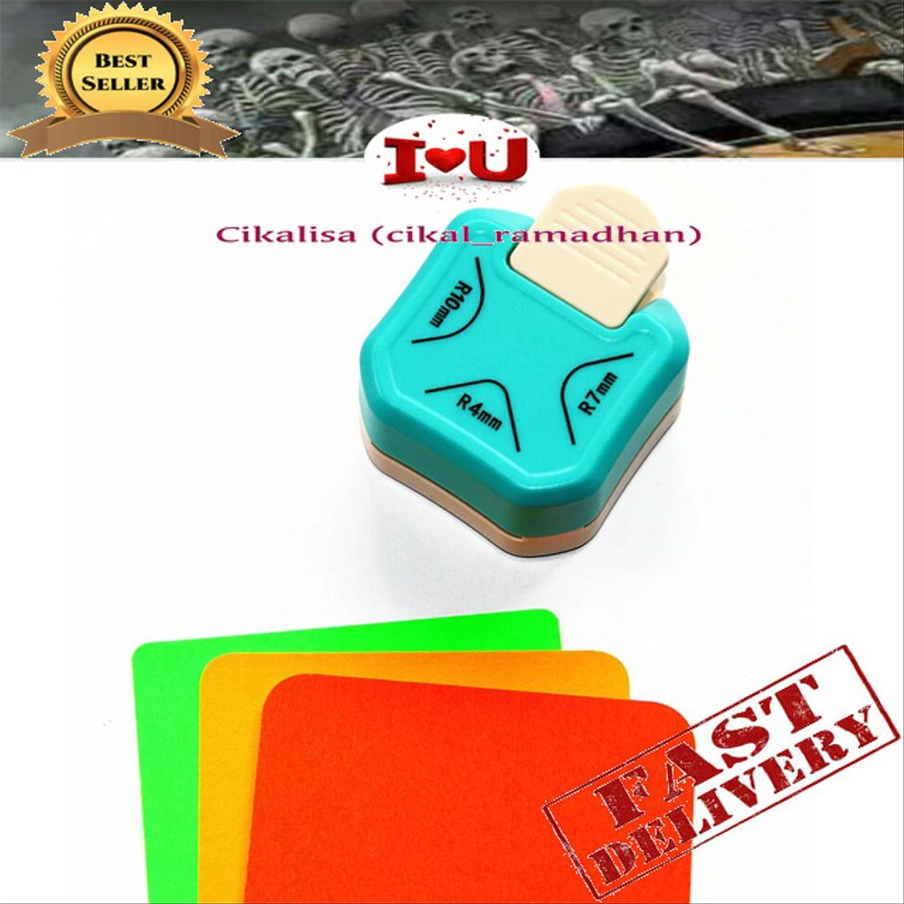 

Unik DIY Corner Rounder 3 in 1- Pemotong sudut kertas Limited
