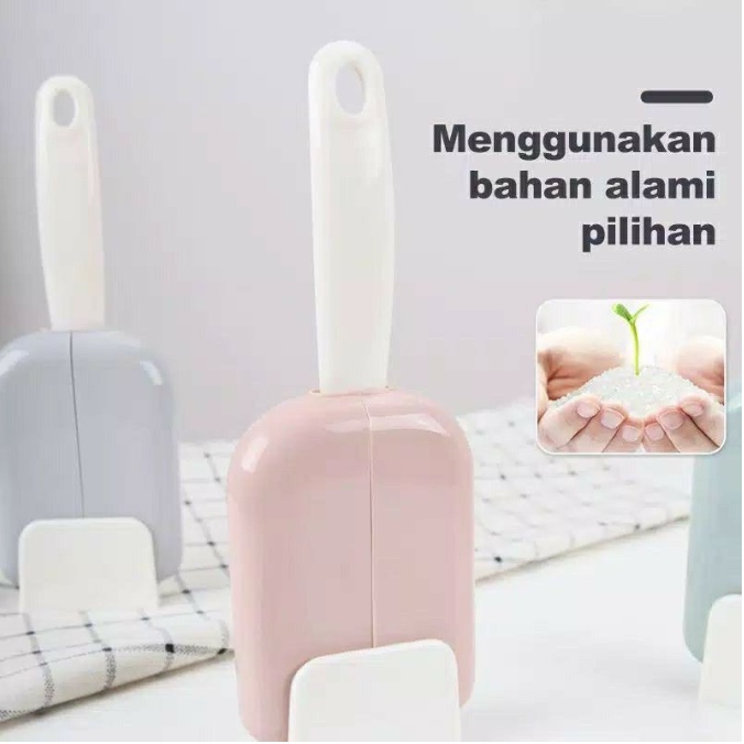 Centong Nasi Dengan Tutupan Cover Otomatis Anti Debu