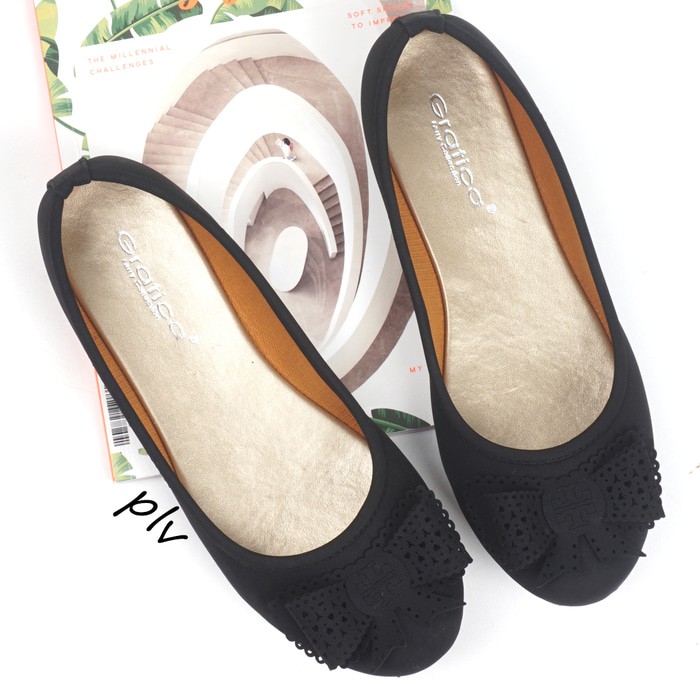 Mazuya iSepatui iWanitai Murah Flat Shoes Flatshoes MI01 