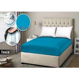 Sprei Waterproof 120x200 MONALISA - anti ompol air water proof polos - 120 Single Size - SP-Tosca