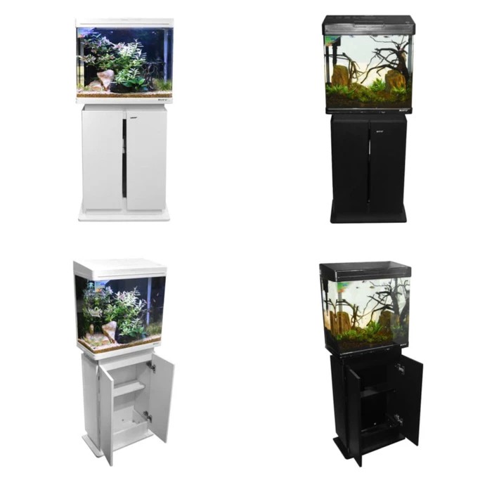 Boyu Set Aquarium dan Kabinet 2pintu Ms-520m + Filter air - Hitam