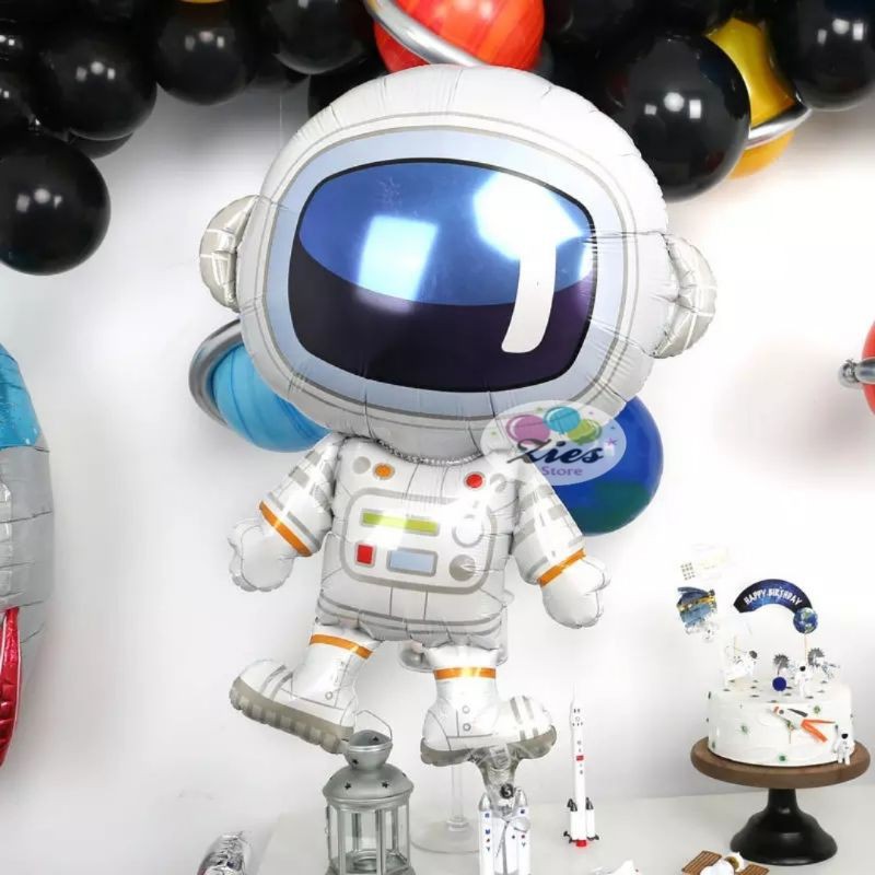 balon foil astronaut / balon astronot robot luar angkasa
