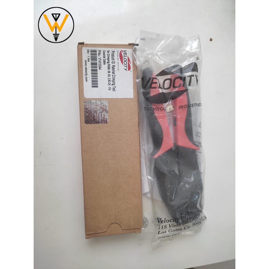 VELOCITY CONECTOR / KONEKTOR VIT PROFESSIONAL CRIMPING TOOLS  RATCHET TYPE (RG58,62,174,2,5C-2V) COA