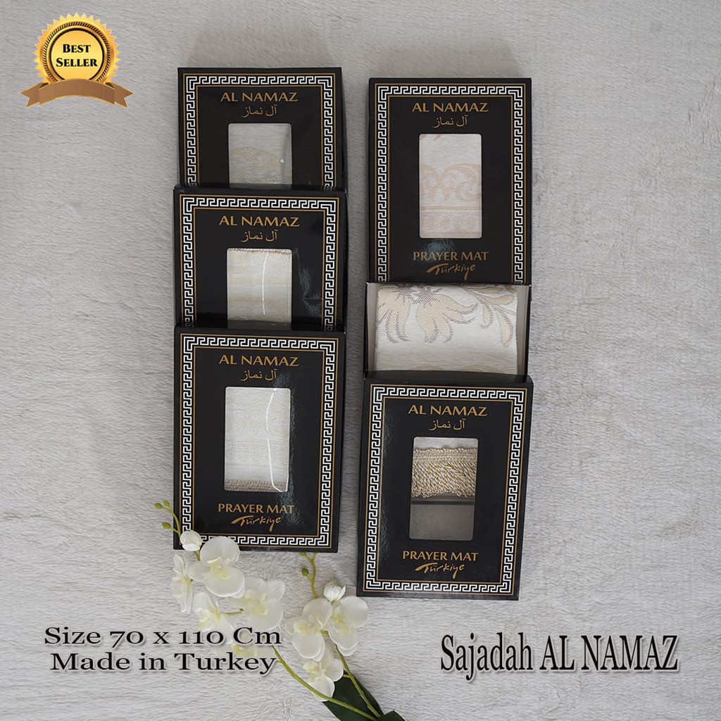 sajadah al namaz plus box cantik best seller/bisa bayar ditempat/COD