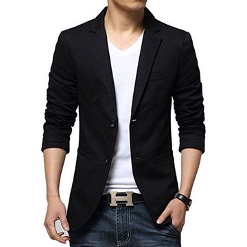 FOXY BLAZER MENS SUIT BLACKTWIST FORMAL WEDDING ORIGINAL NIKAYU HIGH TWIST PREMIUM BLACK
