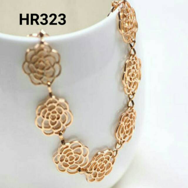 Bando korea elastis mawar berongga HR323