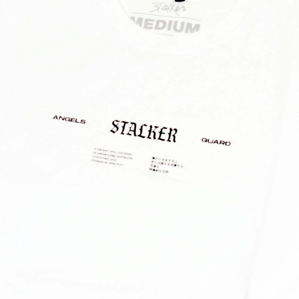 Stalker Longsleeve / Kaos Lengan Panjang - Angel Guards Putih