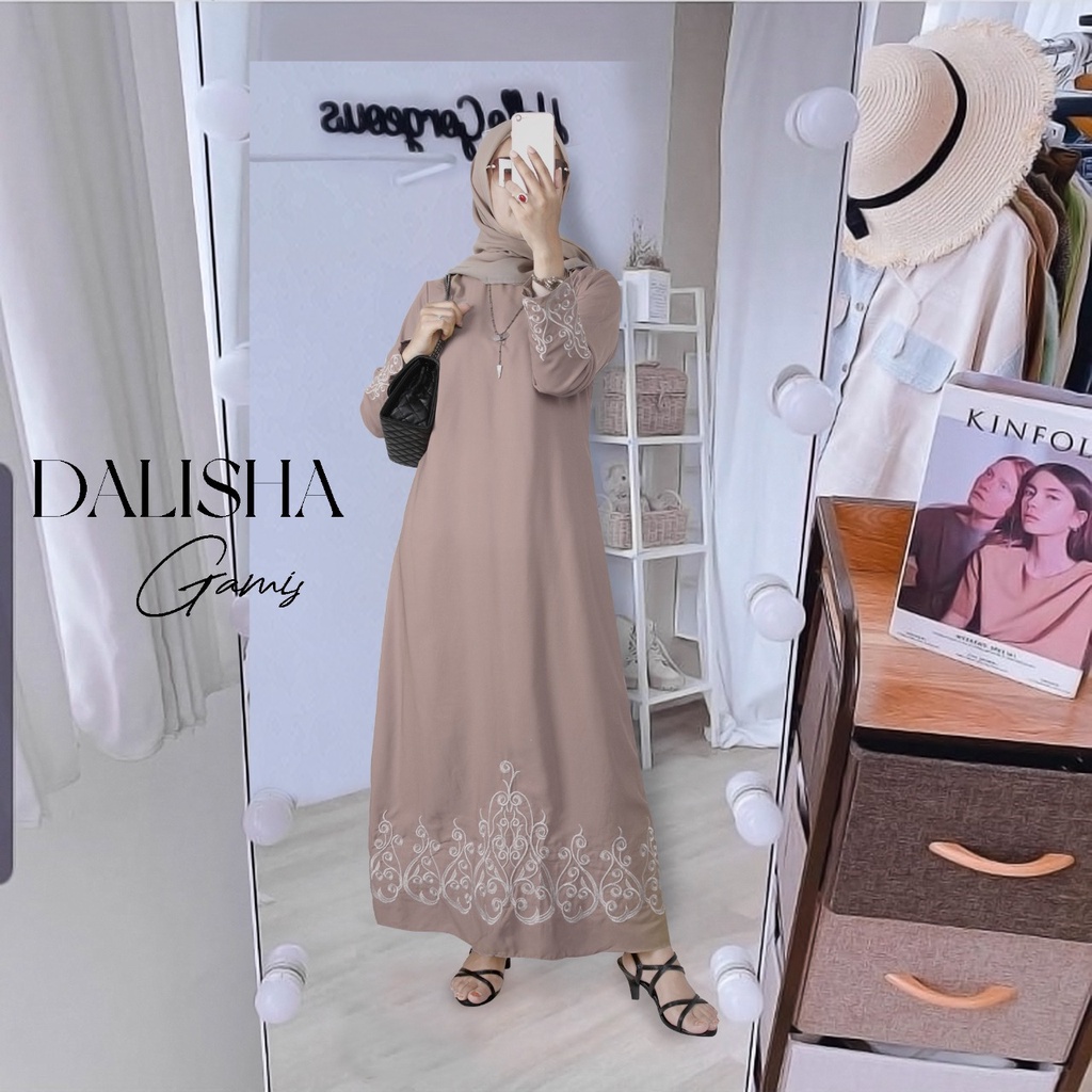 PAKAIAN MUSLIM WANITA GAMIS DALISHA DMR