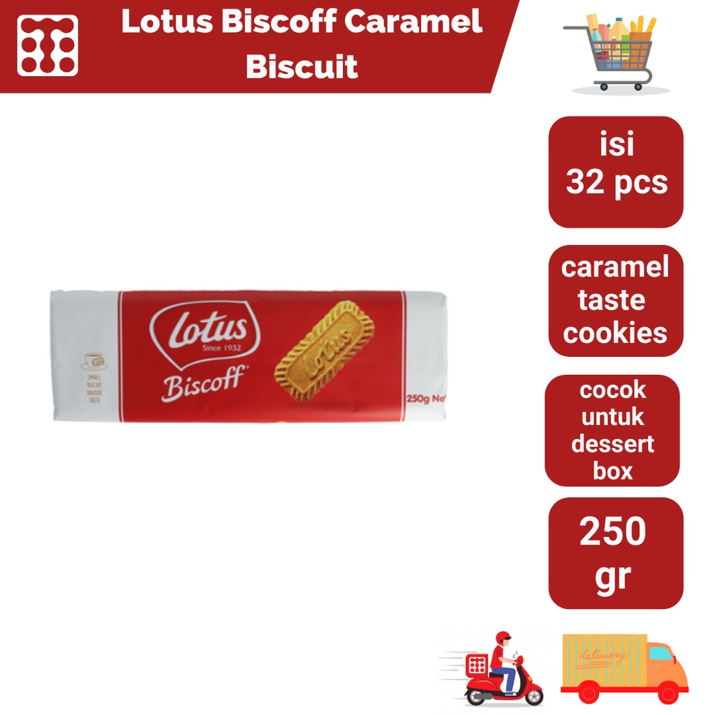 

Lotus Biscoff Caramelized Biscuit 250 Gr