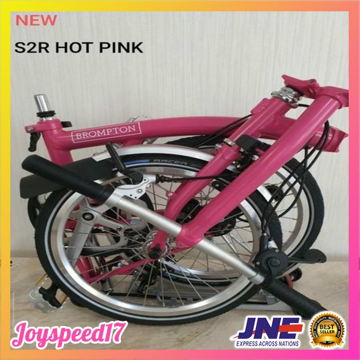 Murah Deskripsi Sepeda Lipat Brompton 16 Inch S2R Hot Pink Elegan