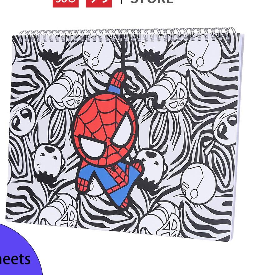 

Mall MINISO Marvel A3 / A4 Notebook Spiral 40 / 60 Halaman Edisi Terbatas