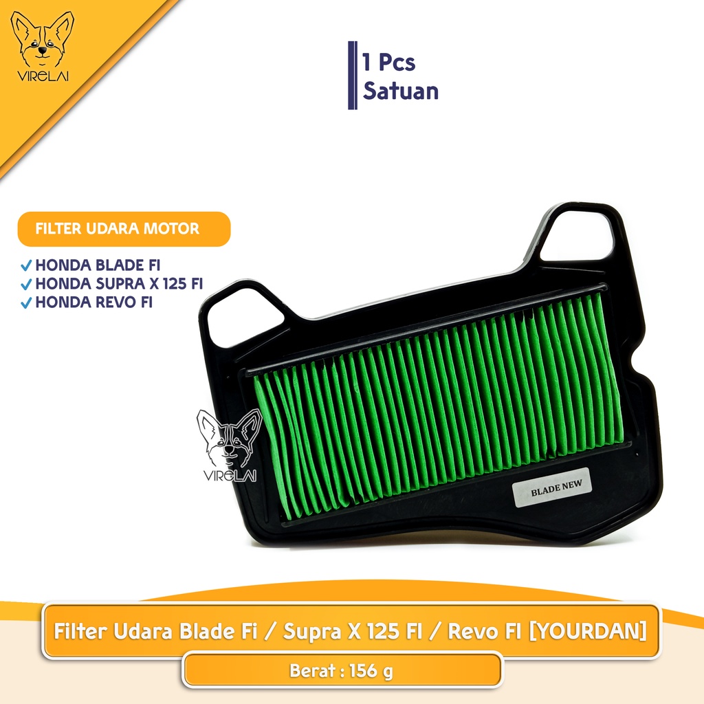 Filter Udara Blade FI / Supra X 125 FI / Revo Fit / Revo FI [YOURDAN]