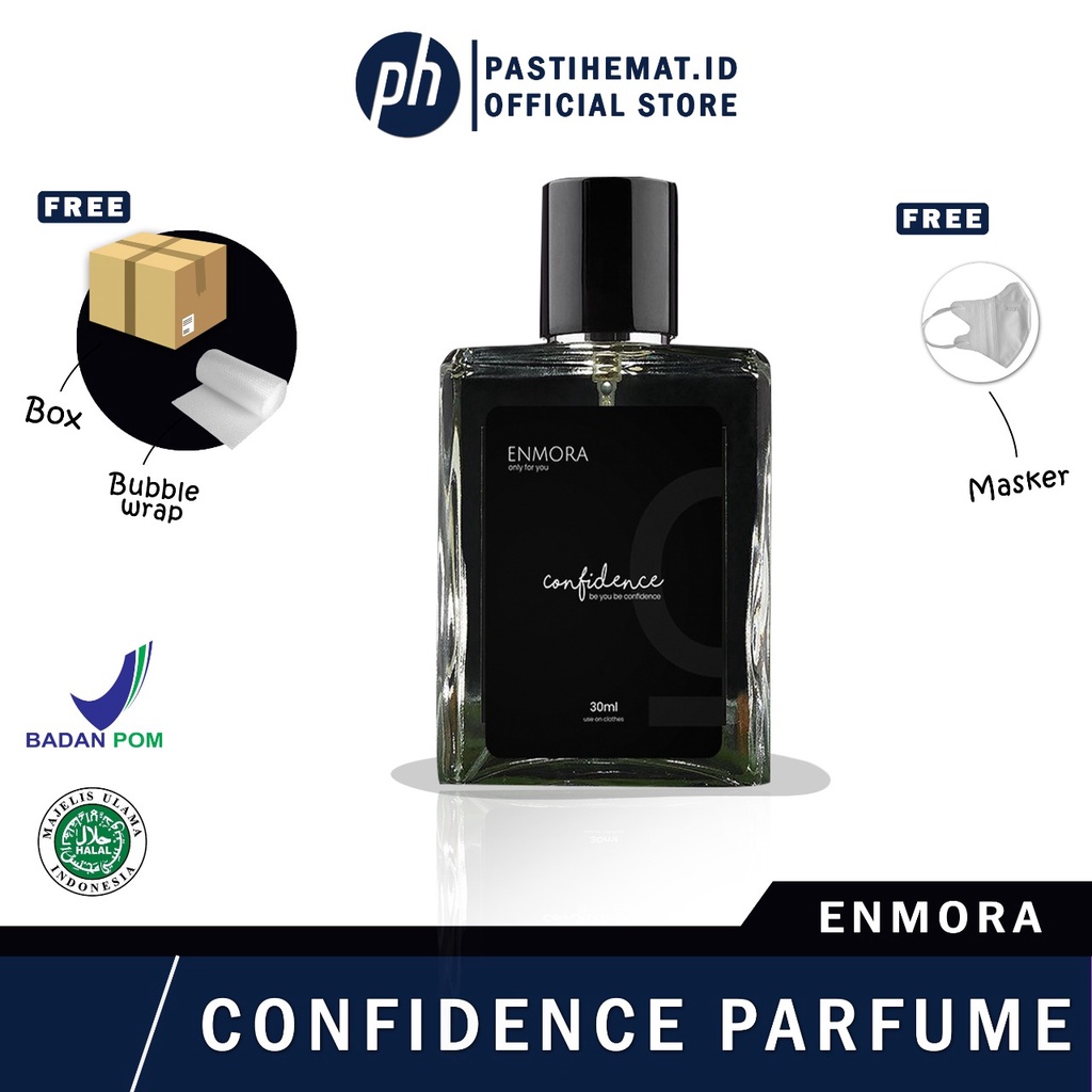 PARFUM ENMORA CONFIDENCE - PARFUM PERCAYA DIRI ! BEST SELLER PARFUM UNISEX ORIGINAL !