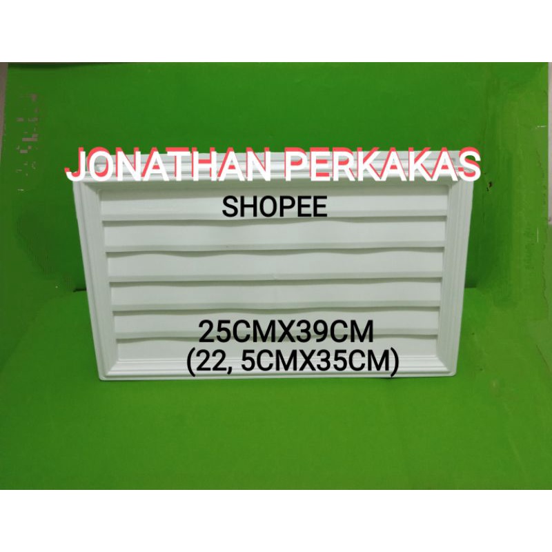 lubang angin pintu kamar mandi pvc warna putih