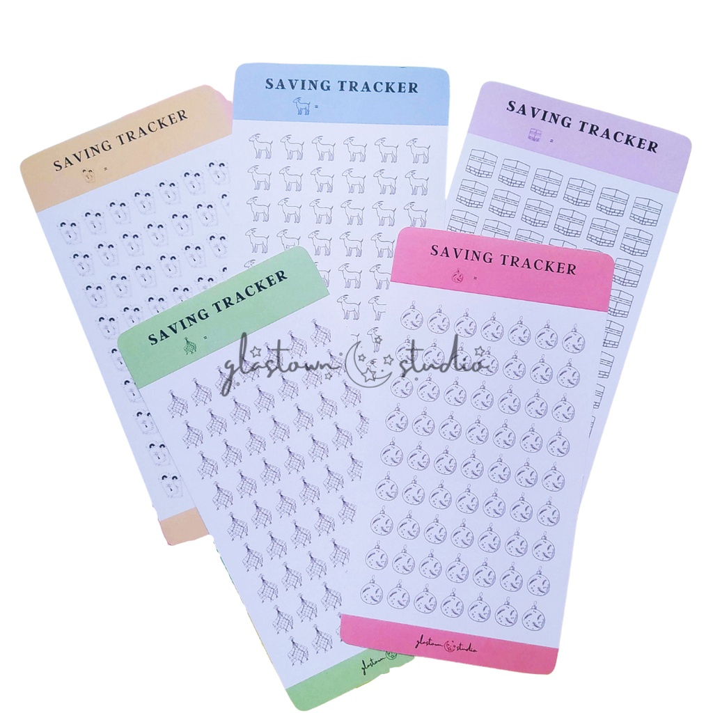 

Saving Tracker / Saving Challenge Card A6 #2