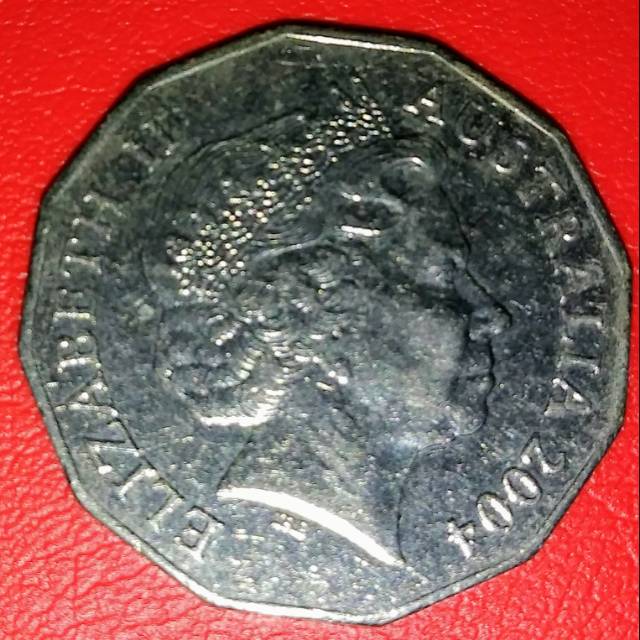 2004 Koin Australia 50 cent